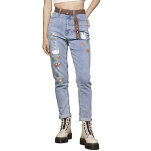 Hot Topic Women’s My Neighbor Totoro Fall Themed Mom Jeans Size 1